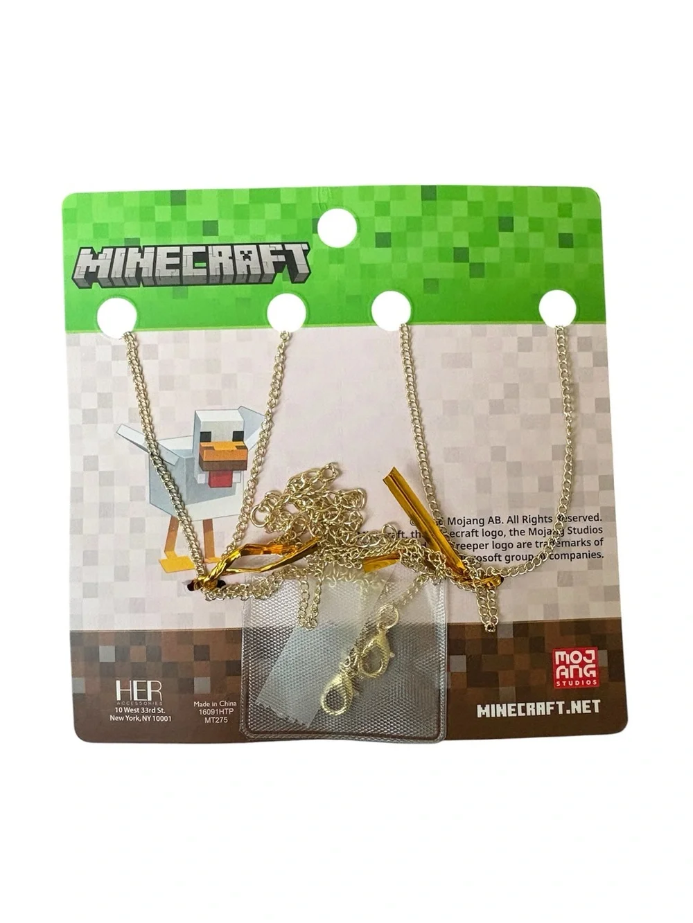 Minecraft Bestie Necklace Set